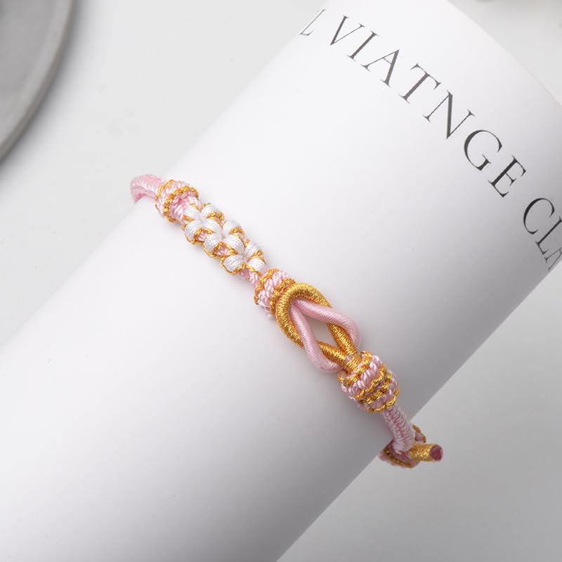 DivaGlamz To My Granddaughter-Infinity Forever Love Heart Bracelet, Natural Emperor Stone Double Layer Purple Beaded Woven Wrap Bracelets Adjustable Mind Peace Gift Jewelry - Image 4
